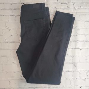 Vintage Jordache‎ Jeans Juniors Size 18 Black Super Skinny Snap Button Closure